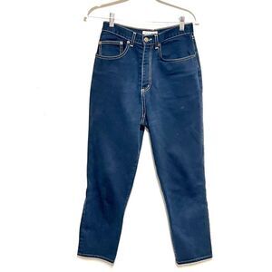 Jaeger France High Waisted Straight Leg Ankle Jeans Women’s Sz 8
